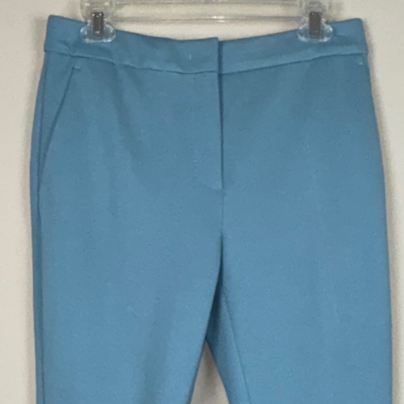 MaxMara Sage Pegno Cady Pants w/ Hidden Zipper, Button, and Eye/Hook Closure - Picture 2 of 8